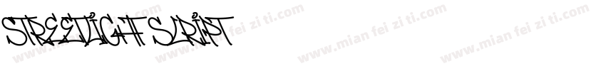 streetlight script字体转换